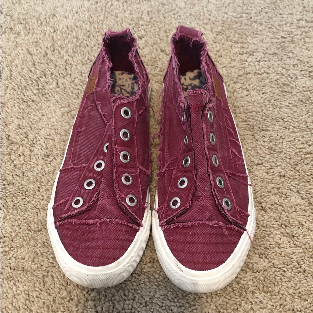 Women’s Blowfish Burgundy Slip-On Sneakers